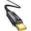 Кабель Baseus Explorer with Auto Shutdown USB-C to USB-C 100w 1m Cluster Black (P10319703111-00) [152047] - мініатюра 4