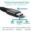 Кабель Choetech XCC-1007-V2-BK, преміум якість USB3.1 С-папа/C-папа,2 м. (XCC-1007-V2-BK) - мініатюра 2