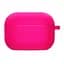 Силіконовий футляр з мікрофіброю для навушників Airpods Pro 2 / Pro Рожевий / Barbie pink - мініатюра 1