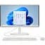 Моноблок 21.5 HP (Hewlett-Packard) 22-dg0000ua AiO i3-N300/8Gb/SSD512Gb/WiFi/Cam/K&M/DOS/Cashmere White - мініатюра 1