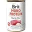 Монопротеиновый влажный корм для собак с чувствительным пищеварением Brit Mono Protein Beef & Rice с говядиной и рисом 400 г - миниатюра 1
