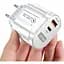 Зарядний пристрій Mirrow USB Type-C Super Charge/Quick Charge PD 20W White (365487822) - мініатюра 2