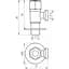 Кран кульовий кутовий Q Professional 1/2″х3/4″ NV-QP888 000017671 - мініатюра 3