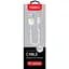 Дата кабель USB 2.0 AM to Lightning 0.2m CBFLEXL0 white Intaleo (1283126487439) - мініатюра 2