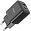Мережевий зарядний пристрій Hoco N28 Founder PD20W + QC3.0 charger Чорний - мініатюра 1