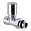 Кран вентильний прямий з американкою Solomon 1/2″ chrom 1875 з ущільнювачем 000015809 - мініатюра 1