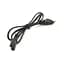 Кабель живлення C7 0.8m 0.5mm2 black Voltronic (PC-184CEE7/16-C7-CCA-1,0) - мініатюра 1