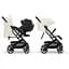 Коляска Cybex Beezy Canvas White (з бампером) (524000191) - мініатюра 8