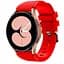 Ремешок для Samsung Galaxy Watch Active 40mm - красный ширина крепления 20мм силикон Watchbands Gear (W46-9WB11103191) - миниатюра 1