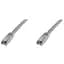 Патч-корд Digitus 0.5м, cat.5e, SF-UTP, AWG 26/7, gray (DK-1531-005) - мініатюра 2