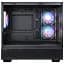 Корпус 1stPlayer Mi5-BK-2FC7R-1FC7, Black, без БЖ, Mini Tower, Micro ATX / Mini ITX, 1xUSB 3.0 / 1xUSB 2.0, макс. CPU - 185 мм / VGA - 360 мм, 3x120 мм ARGB, бічна та передня панель із загартованого скла - мініатюра 2