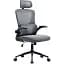 Офисное кресло GT Racer X-5728, черно-серое (X-5728 Black/Gray) - миниатюра 1