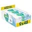 Уцінка. Набір дитячіх вологих серветок Pampers Harmonie Aqua 432 шт. (9 уп. по 48 шт.) - мініатюра 1