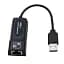 Мережевий адаптер перехідник Pix-Link USB LAN SR9900 мережна карта Black (16158) - мініатюра 2