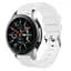 Силиконовый ремешок Watchbands Galaxy для Samsung Galaxy Watch 3 45mm SM-R840NZKASEK - белый (WB001GALAXYWHITE5) - миниатюра 2