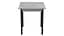 Стіл кухонний Ferrum-decor Агата 75x80x80 Чорний ДСП Бетон 16мм (FRD-105560) - мініатюра 1