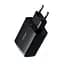 Зарядний пристрій - блок адаптер Baseus Compact Charger 3U 17 W EU 3USB (CCXJ020101) - мініатюра 1