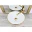 Умивальник Rea Sofia 34,5x40,9 gold/white (REA-U0456) - мініатюра 6