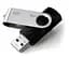 Флеш-накопичувач GoodRam 8GB USB 2.0 UTS2 (Twister) Black (UTS2-0080K0R11) - мініатюра 1