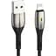 Кабель XO NB221 USB A - Lt 1 м чорний  - мініатюра 1