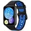 Силиконовый ремешок Primolux Perfor Classic для смарт-часов Huawei Watch Fit 2- Black Blue - миниатюра 1