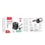 Мережевий зарядний пристрій Hoco NS8 Sharp 5 position (PD20W/1C3A) Desktop Socket Black - мініатюра 3