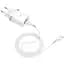 Мережевий зарядний пристрій 1USB Hoco C12Q 3A White + USB Cable Type-C - мініатюра 2