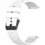 Ремешок для Samsung Galaxy Watch 4 44mm - белый ширина крепления 20мм силикон Watchbands GT (W27-4WB10289017) - миниатюра 1