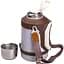 Термос для туризму Vacuum Cup 1,5 л з фліп кришкою та складаними ручками, коричневий Yiwu HP-14-21W - мініатюра 2