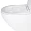 Унитаз подвесной Qtap Jay безободковый Ultra Quiet с сиденьем Soft-close QT07335177W, Белый - миниатюра 3