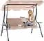 Садовые качели Garden Line Vip beige 170 x 110 x 153 см - миниатюра 2