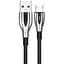 Кабель Kaku KSC-097 USB - Micro USB 1.2 m з індикатором - Black - мініатюра 1