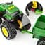 Машинка Трактор John Deere Kids Monster Treads із причепом і великими колесами (47353) - мініатюра 3