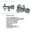 Кран кульовий кутовий подвійний Arco 1/2″х 1/2″х1/2″ A80TWIN CQ4105 000013551 - мініатюра 6