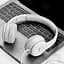 Наушники Hoco W21 Graceful charm wire control headphones серые - миниатюра 3