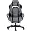 Геймерское кресло GT Racer серое с черным (X-2749-1 Fabric Gray/Black Suede) - миниатюра 1