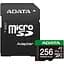 Карта пам'яті ADATA microSDXC Speed Plus 256Gb Class 10 UHS-1 A2 V30 + SD адаптер (UD256GUI3V30A2SP-RA1) [162139] - мініатюра 1