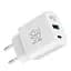 Зарядний пристрій мережевий MAKE 20W Type-C PD3.0 + USB QC4.0 White - мініатюра 5