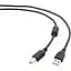 Кабель Cablexpert USB 2.0 AM/BM 3m Black (CCFB-USB2-AMBM-3M) [119098] - мініатюра 2
