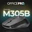 Миша OfficePro M305B Silent Click Ergonomic Wireless Black [144317] - мініатюра 3