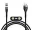Кабель Baseus Zinc Magnetic Safe Fast Charging Cable USB to Type-C/Lightning/MicroUSB 5A 1m CA1T3-BG1 Black-Grey - мініатюра 1