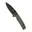 Ніж cкладний Sencut Sachse S21007-2 Micarta зелений - чорне лезо - мініатюра 2
