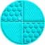 Миска-килимок для собак та котів Waudog Silicone для повільного харчування 211х211х30 мм блакитний - мініатюра 1