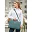 Сумка для ноутбука та документів BlankNote Жіноча шкіряна 15 Dark Green (BN-BAG-36-malachite) - мініатюра 7