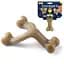 Жевательная игрушка Nylabone Gourmet Wishbone Bacon размер L для собак до 23 кг вкус бекона прочный нейлон - миниатюра 1