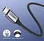 Кабель Ugreen US290 USB 2.0 to Micro Cable Nickel Plating Aluminum Braid 2A 2 м Black (6957303861484) - мініатюра 3
