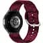 Ремінець для Samsung Galaxy Watch 6 40mm 6 44mm - темно-червоний ширина кріплення 20мм силікон Watchbands Diamond (W28-7WB64802104) - мініатюра 1