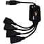 USB-хаб Lapara USB 2.0 4-ports (LA-UH803-A) Black - мініатюра 1
