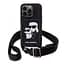 Чехол Karl Lagerfeld Saffiano Crossbody Karl and Choupette NFT для iPhOne 14 Pro Max Black - миниатюра 2