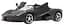 Машинка RASTAR Ferrari LaFerrari Aperta на дистанційному керуванні 1:14 чорний 75800 - мініатюра 2